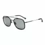 Belstaff Avedon S118 Herren-Sonnenbrille - Schwarzer Acetat-Rahmen, graue Polycarbonat-Gläser, UV400-Schutz, 56/20/145 mm