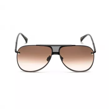 Belstaff Beckinton Herren-Sonnenbrille - Schwarzer Acetatrahmen, graue Gläser, 61/12/145 mm, UV400