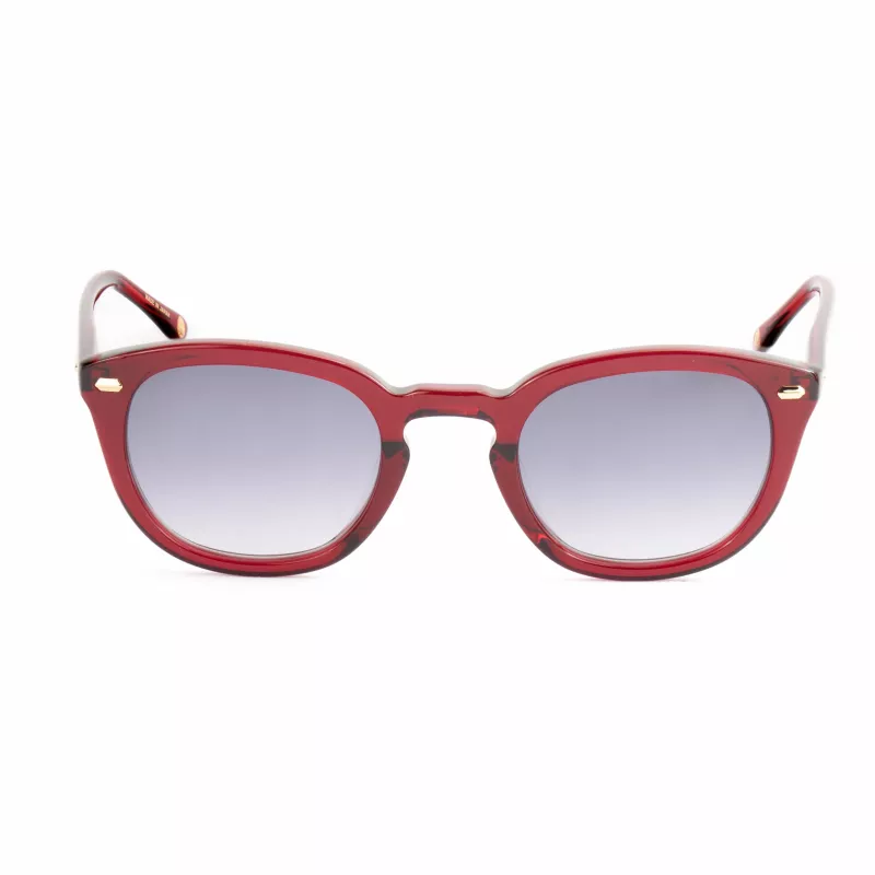Belstaff Grasmere-S179 Damen-Sonnenbrille - Schwarzer Acetatrahmen, graue Polycarbonat-Gläser, 47/23/145 mm, UV400-Schutz