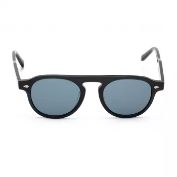 BELSTAFF LARSSON-NEGRO Unisex Sonnenbrille 49/21/145 mm Schwarzer Rahmen Graue Gläser UV400