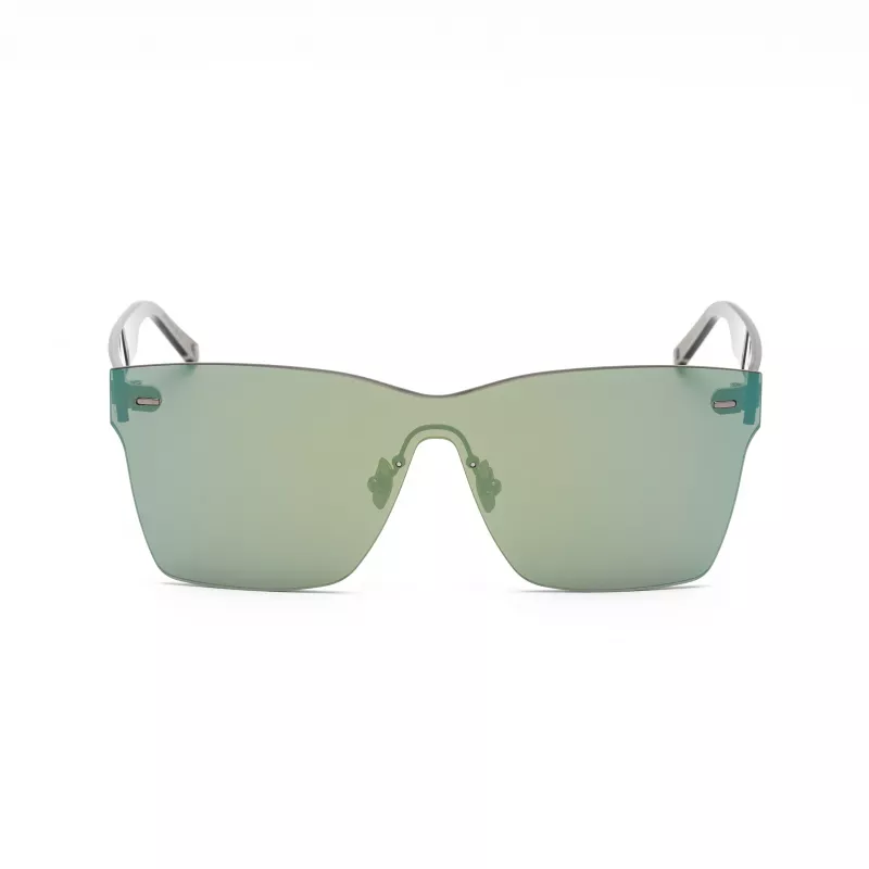 BELSTAFF LUMINORPETROL Damen-Schildsonnenbrille - Petrol Rahmen, Dunkelblau/Grün getönte Gläser, UV400
