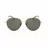 Belstaff Magnumdoradon Unisex Sonnenbrille - 58/17/145 mm - Schwarzer Rahmen Graue Gläser