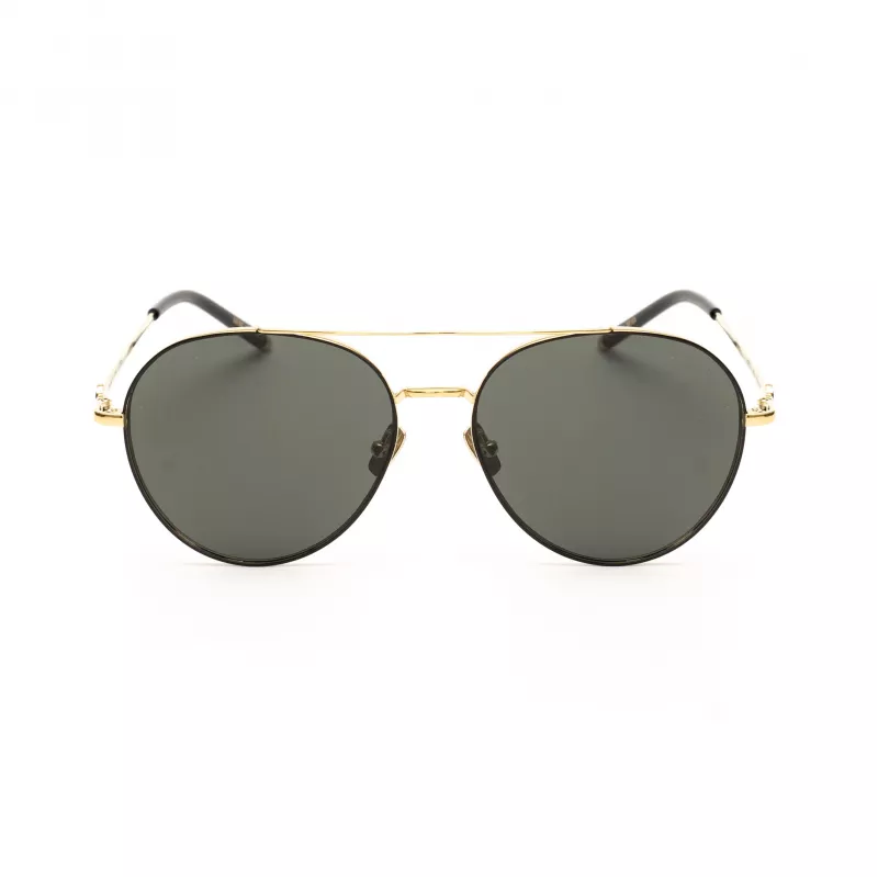 Belstaff Magnumdoradon Unisex Sonnenbrille - 58/17/145 mm - Schwarzer Rahmen Graue Gläser