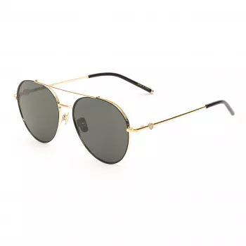 Belstaff Magnumdoradon Unisex Sonnenbrille - 58/17/145 mm - Schwarzer Rahmen Graue Gläser