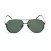 BELSTAFF MAN ARCHER-NEGRO Sonnenbrille (61/14/145 mm) - Schwarzer Rahmen, rauchgraue Gläser
