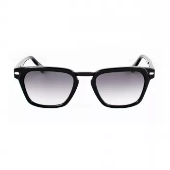 BELSTAFF MAN COOPER-S193 Sonnenbrille - 52/21/145 mm - Schwarzer Rahmen Graue Gläser