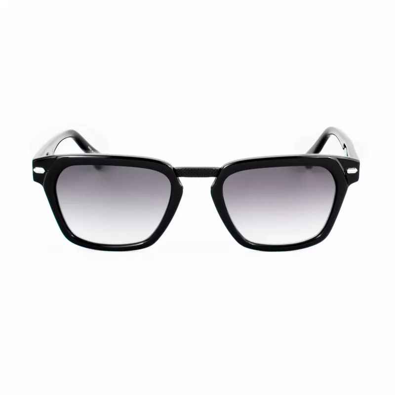 BELSTAFF MAN COOPER-S193 Sonnenbrille - 52/21/145 mm - Schwarzer Rahmen Graue Gläser