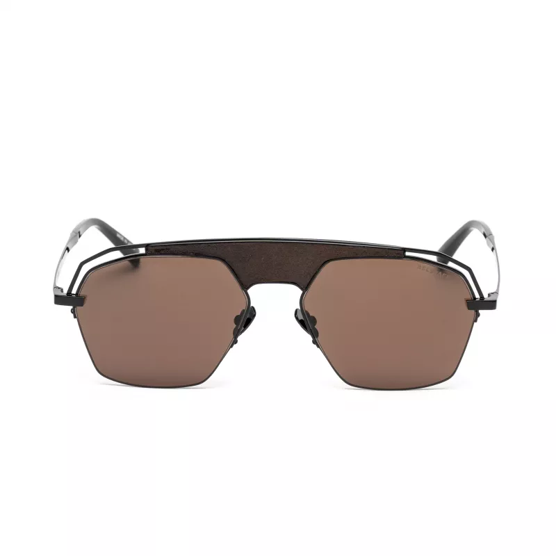 BELSTAFF MAN MAXFORDNEGROW Sonnenbrille 57/18/145 mm Schwarzer Rahmen Graue Gläser UV400