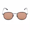 BELSTAFF MAN ORWELL-S072 Sonnenbrille - Schwarzer Rahmen, graue Gläser, 50/22/150 mm