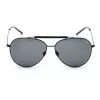 BELSTAFF MAN PANTHER-NEGRO Sonnenbrille - Schwarzer Rahmen, graue Gläser, 61/13/145 mm