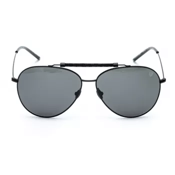 BELSTAFF MAN PANTHER-NEGRO Sonnenbrille - Schwarzer Rahmen, graue Gläser, 61/13/145 mm