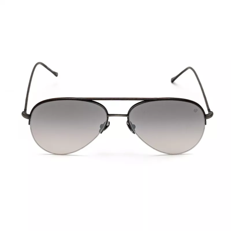 BELSTAFF MAN PHOENIXMARRO Sonnenbrille Pilot Acetat Dark Havana Graues Glas 59/16/145 mm