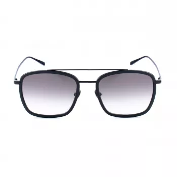 BELSTAFF MAN Ryder CLARS08 Sonnenbrille - Schwarzer Acetatrahmen, graue Polycarbonatgläser, UV400-Schutz, 54/21/145 mm
