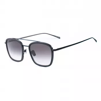 BELSTAFF MAN Ryder CLARS08 Sonnenbrille - Schwarzer Acetatrahmen, graue Polycarbonatgläser, UV400-Schutz, 54/21/145 mm