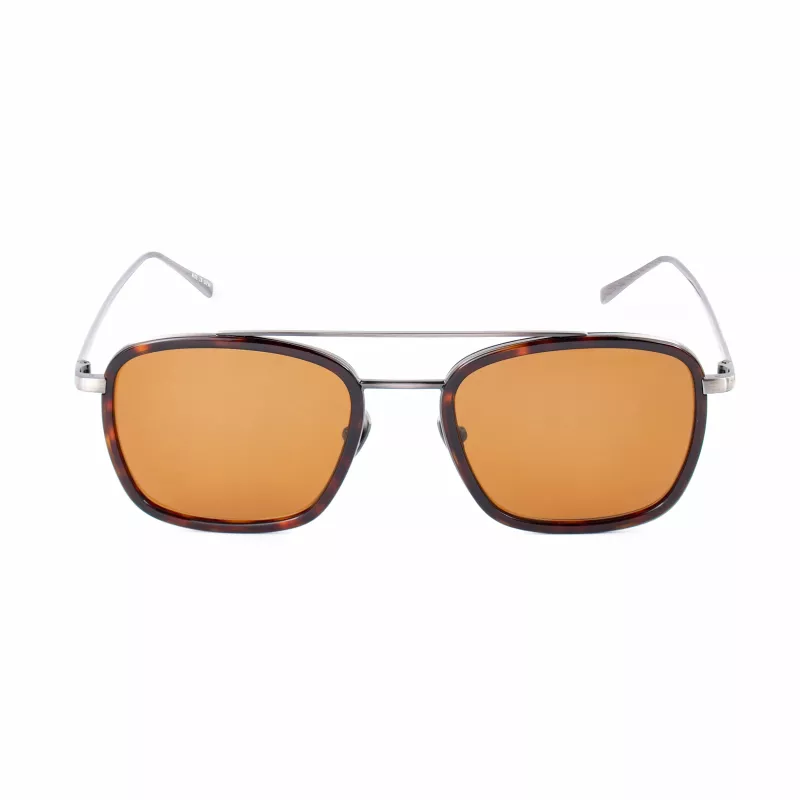 BELSTAFF MAN RYDER-S085 Sonnenbrille Pilot/Aviator Schwarz Acetat Graues Glas 54/21/145 mm