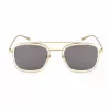 BELSTAFF MAN Ryder Two Sonnenbrille RYDERTWOS087 - Schwarzer Acetatrahmen, graue Gläser, 51/18/145 mm