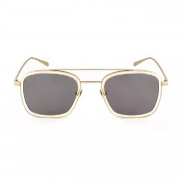 BELSTAFF MAN Ryder Two Sonnenbrille RYDERTWOS087 - Schwarzer Acetatrahmen, graue Gläser, 51/18/145 mm