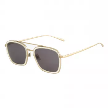 BELSTAFF MAN Ryder Two Sonnenbrille RYDERTWOS087 - Schwarzer Acetatrahmen, graue Gläser, 51/18/145 mm