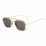 BELSTAFF MAN Ryder Two Sonnenbrille RYDERTWOS087 - Schwarzer Acetatrahmen, graue Gläser, 51/18/145 mm