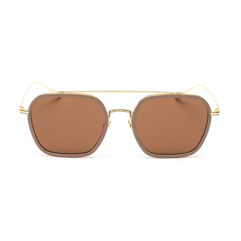 Belstaff Merrick II Herren-Sonnenbrille Beige Braun Gradient 57mm