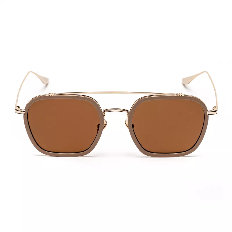 Belstaff Merrick II Herren-Sonnenbrille, dunkelolivfarbener Rahmen, dunkelgraue getönte Gläser, 54 mm