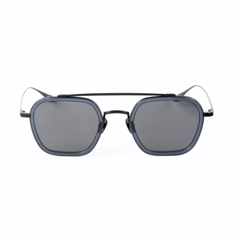 BELSTAFF MERRICK-S137 Unisex-Sonnenbrille - Schwarzer Acetatrahmen, graue UV400-Gläser 47/23/143 mm