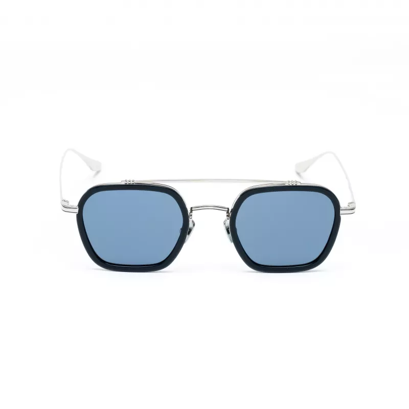 BELSTAFF MERRICKAZULW Herren-Sonnenbrille - Quadratischer Acetatrahmen mit UV400-Schutz (47/23/143 mm)