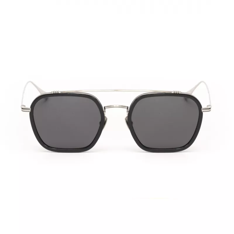 BELSTAFF MERRICKIIGRIS Herren eckige Acetat-Sonnenbrille 54/23/143 mm Grau