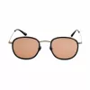 BELSTAFF Orwell-S071 Herren-Sonnenbrille - Schwarzer Acetatrahmen, graue UV400-Gläser, 50/22/150 mm