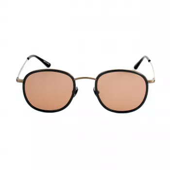 BELSTAFF Orwell-S071 Herren-Sonnenbrille - Schwarzer Acetatrahmen, graue UV400-Gläser, 50/22/150 mm