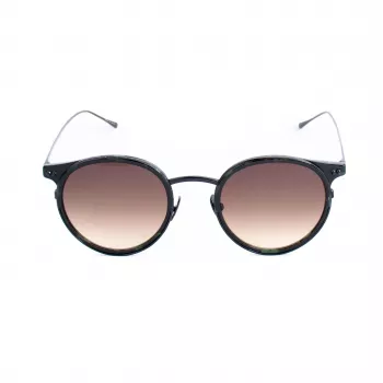 Belstaff Parkgate-S123 Unisex Sonnenbrille - Schwarzer Rahmen, Graue Gläser, 48/21/145 mm