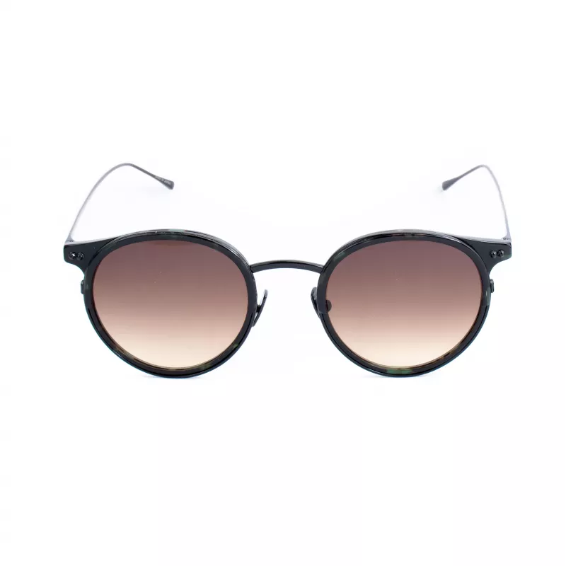 Belstaff Parkgate-S123 Unisex Sonnenbrille - Schwarzer Rahmen, Graue Gläser, 48/21/145 mm