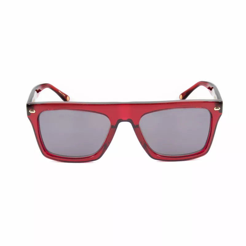 BELSTAFF Randfodii Herren-Sonnenbrille - Acetatrahmen, Polycarbonatgläser, UV400-Schutz, 58mm Glasbreite, Schwarz/Grau