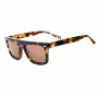 Belstaff Randford S153 Unisex-Sonnenbrille - Schwarzer Acetatrahmen, graue Polycarbonatgläser, 52 mm