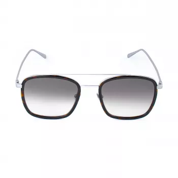 Belstaff RYERCLEARS08 Herren eckige Acetat-Sonnenbrille, klares Gestell, klare Gläser, 54/21/145 mm