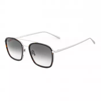 Belstaff RYERCLEARS08 Herren eckige Acetat-Sonnenbrille, klares Gestell, klare Gläser, 54/21/145 mm