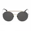 Belstaff Staham Dorado Herren-Sonnenbrille - Pilot Square Acetatrahmen UV400 graues Glas 54mm
