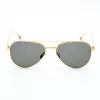 Belstaff Trialmasterdo Unisex Sonnenbrille - 55/18/135 mm - Schwarzer Acetatrahmen - Graue Polycarbonatgläser - UV400