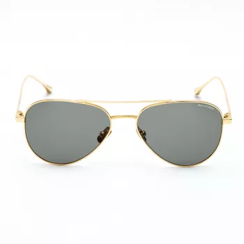Belstaff Trialmasterdo Unisex Sonnenbrille - 55/18/135 mm - Schwarzer Acetatrahmen - Graue Polycarbonatgläser - UV400