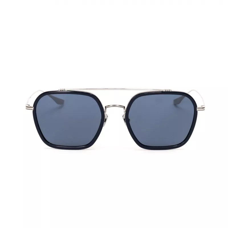 BELSTAFF Unisex Merrikii Azul Sonnenbrille - Blauer Rahmen Graue Gläser 57mm
