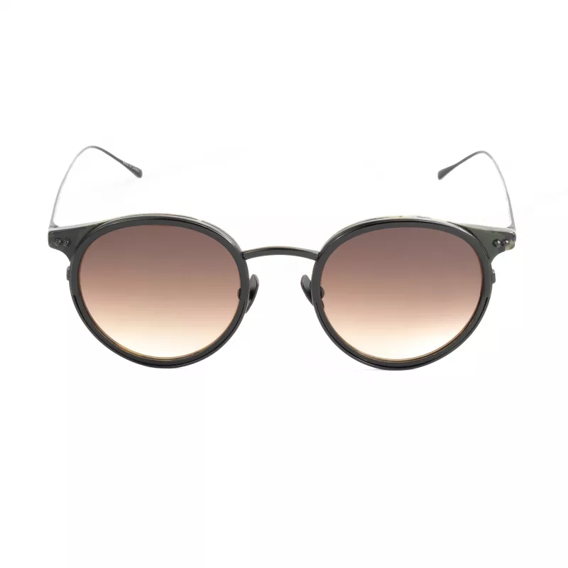 BELSTAFF Unisex Parkgate-S120 Sonnenbrille - Schwarzer Acetatrahmen, graue Polycarbonatgläser, UV400-Schutz, 48/21/145 mm