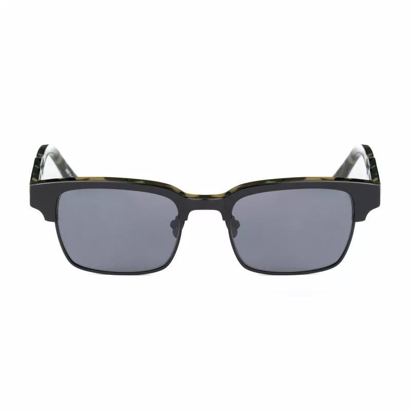 BELSTAFF Unisex Rampling-S103 Sonnenbrille (52/20/145 mm) Schwarzer Rahmen Graue Gläser