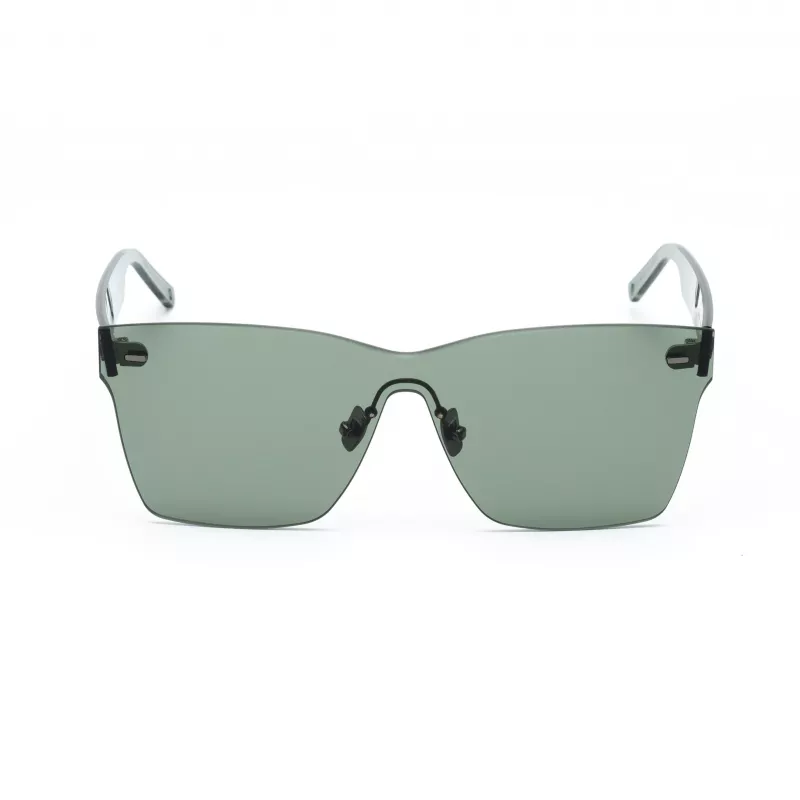 BELSTAFF Damen Luminor-Verde Sonnenbrille - Eckiger Acetatrahmen, Grau-grüne Gläser, UV400-Schutz, 54 mm Glasbreite