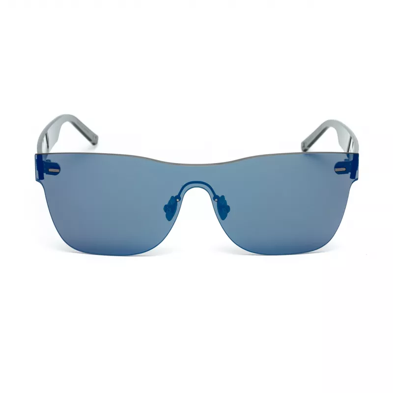 Belstaff Damen-Sonnenbrille Flashgunazul - Blauer Acetatrahmen mit grauen Gradientengläsern