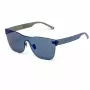 Belstaff Damen-Sonnenbrille Flashgunazul - Blauer Acetatrahmen mit grauen Gradientengläsern