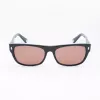BELSTAFF Damen-Sonnenbrille Hudson-S185 - Schwarzer Rahmen, graue Gläser, 54 mm