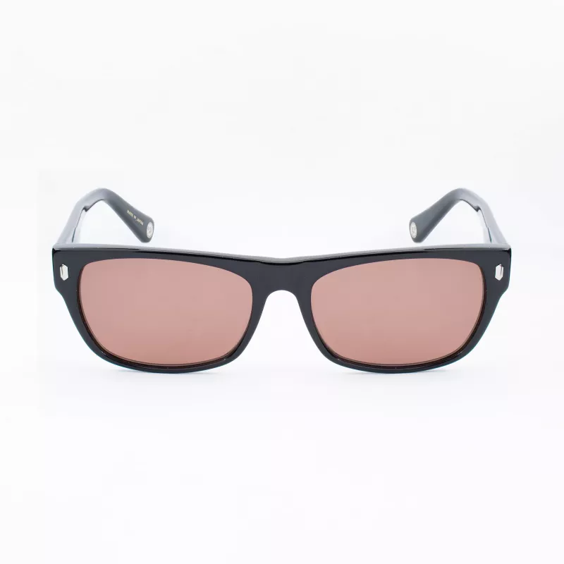 BELSTAFF Damen-Sonnenbrille Hudson-S185 - Schwarzer Rahmen, graue Gläser, 54 mm