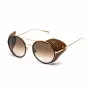 BELSTAFF Damen-Sonnenbrille Pinnerdoradof - 53/19/145 mm - Gold-Ton/Brauner Rahmen