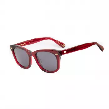 Belstaff Damen Rockford S148 Sonnenbrille - Schwarzer Rahmen, Graue Gläser, 52 mm