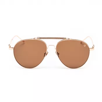 BELSTAFF Damen-Sonnenbrille Staffordmarro Rechteckig - Brauner Acetatrahmen - UV400